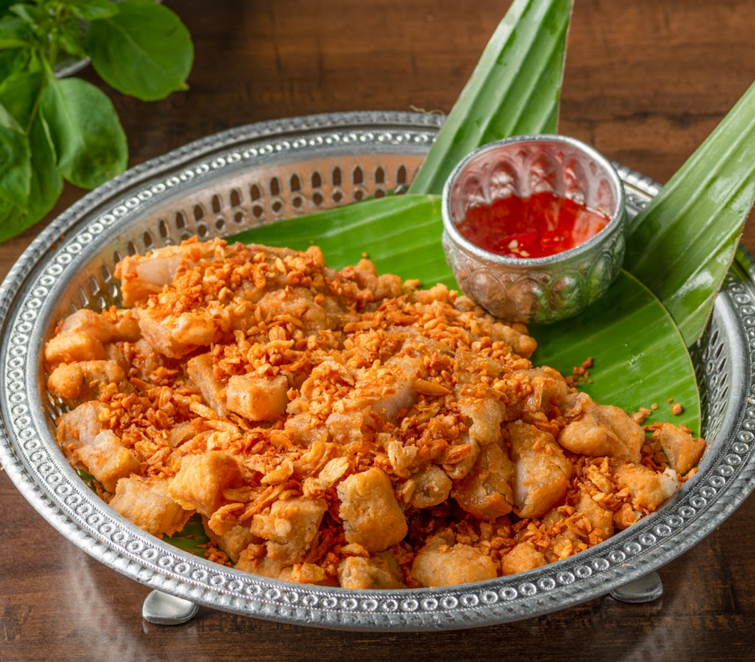 Crispy Garlic & Pepper Pork Chop